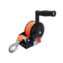 Orange webbing electrophoresis coating manual winch for vessel towing