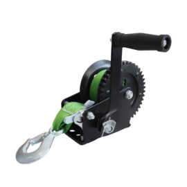 Grass green woven strap electrophoresis style waterproof and wear-resistant winch