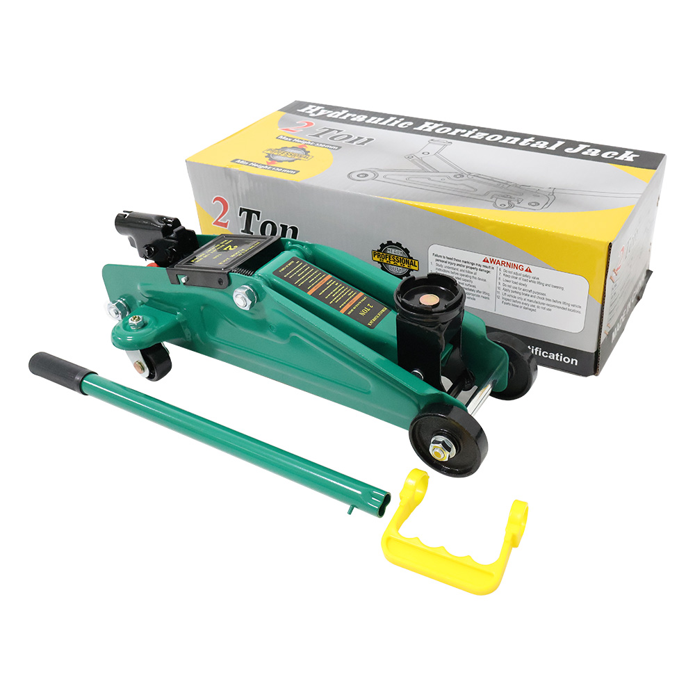 Portable Horizontal Hydraulic Jack Quick Lift Floor Jack with Safety Valve for Auto Repair - Image 2