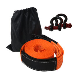 The bold and wear-resistant tow rope is a must-have for emergency rescue, ensuring worry-free car travel.