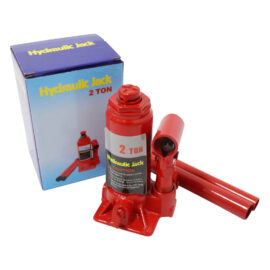 Vertical Hydraulic Jack | Compact Automotive Lifting Tool for Emergency Tire Change