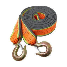 Industrial Grade Polyester Tow Strap | Wear Resistant Emergency Tow Strap for Vehicle Rescue