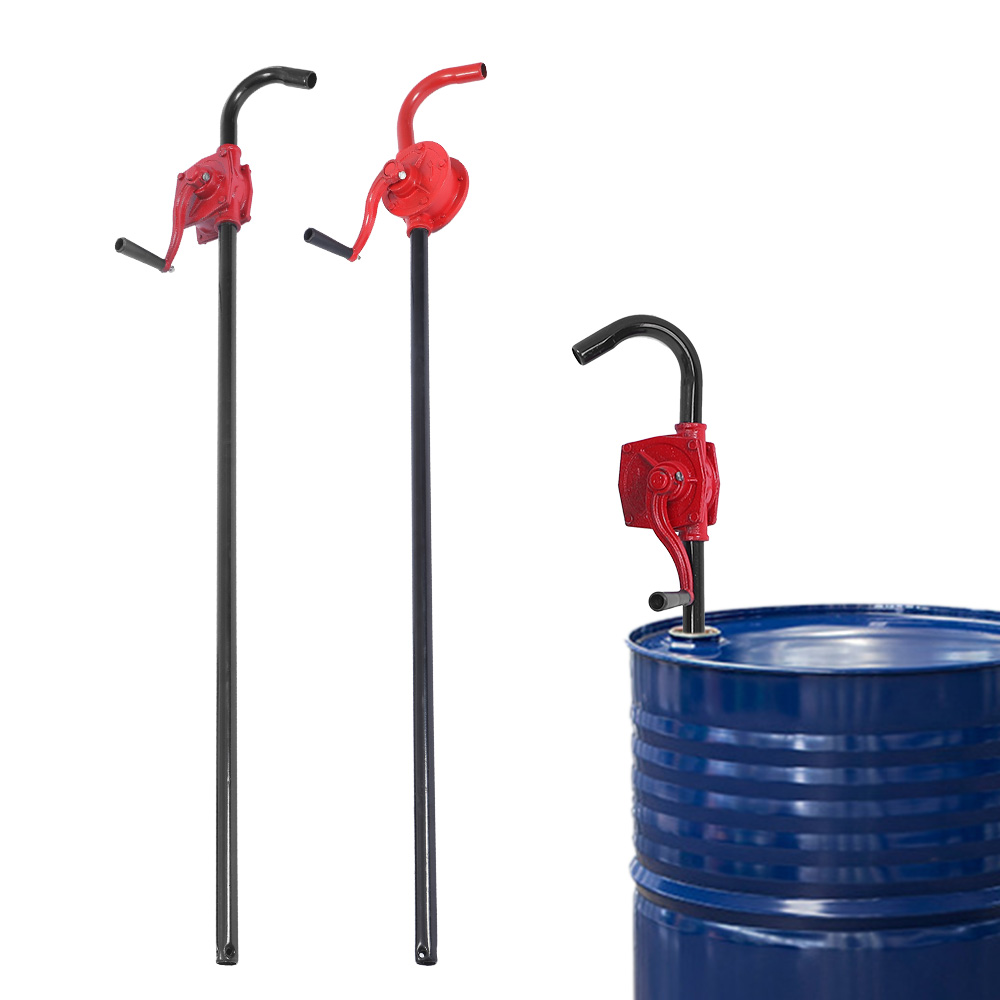 Heavy Duty Cast Iron Hand Crank Oil Pump Corrosion Resistant 200L Barrel Use