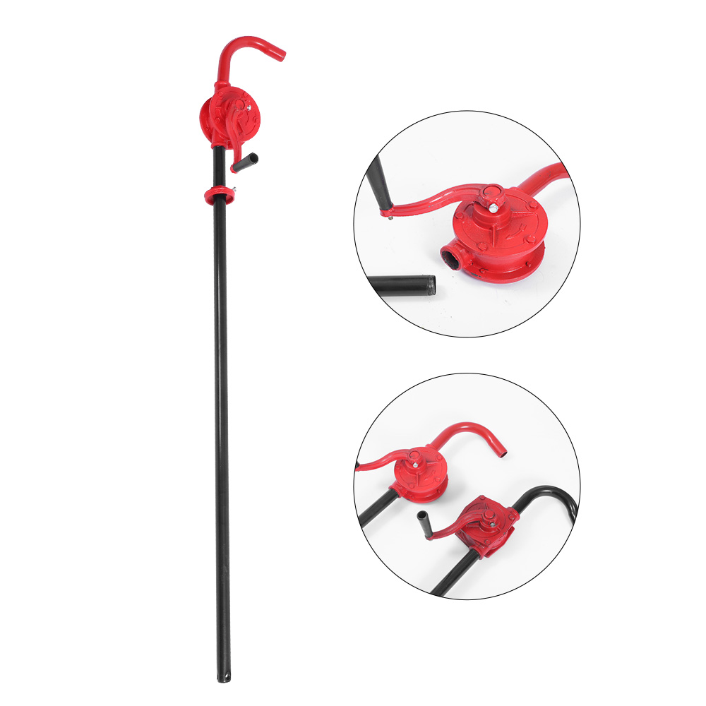 Heavy Duty Cast Iron Hand Crank Oil Pump Corrosion Resistant 200L Barrel Use - Image 5