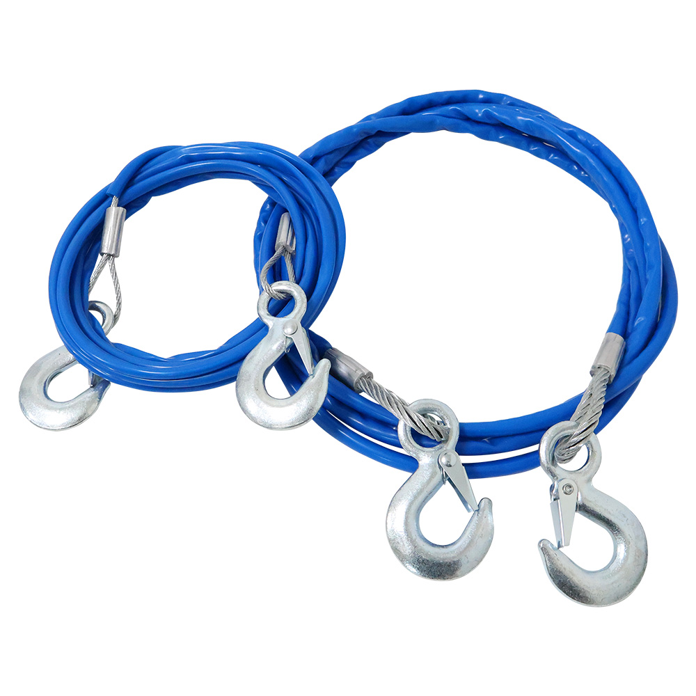 5Ton 8Ton Heavy Duty Steel Wire Tow Rope Car Emergency Towing Cable - Image 2