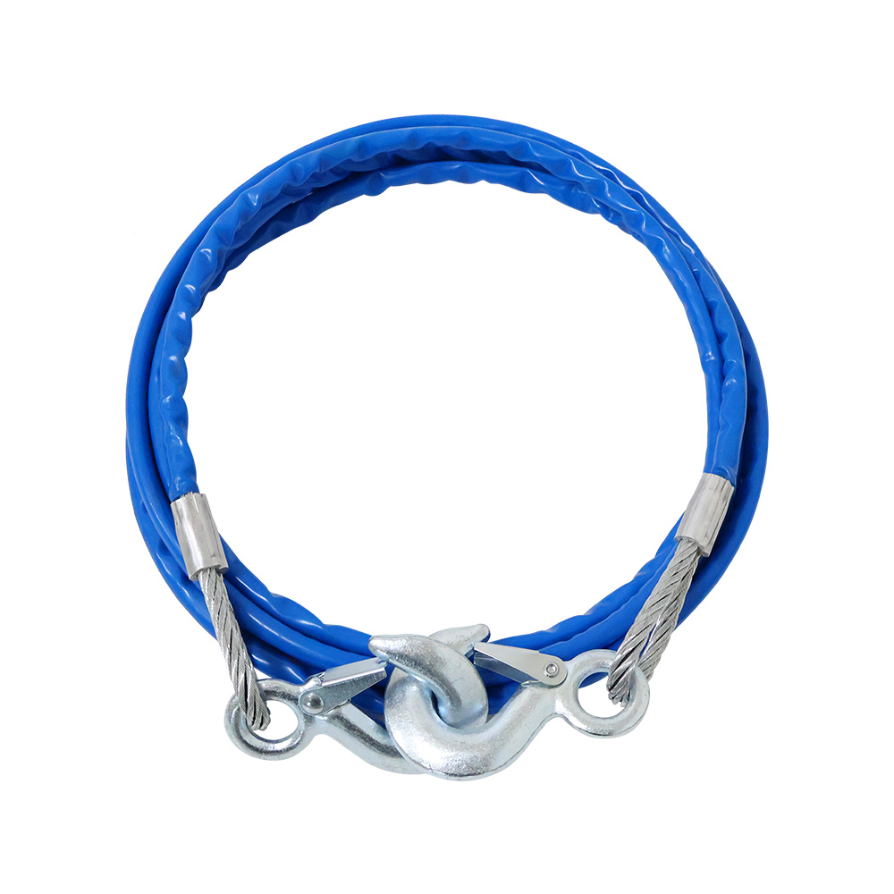 5Ton 8Ton Heavy Duty Steel Wire Tow Rope Car Emergency Towing Cable - Image 3
