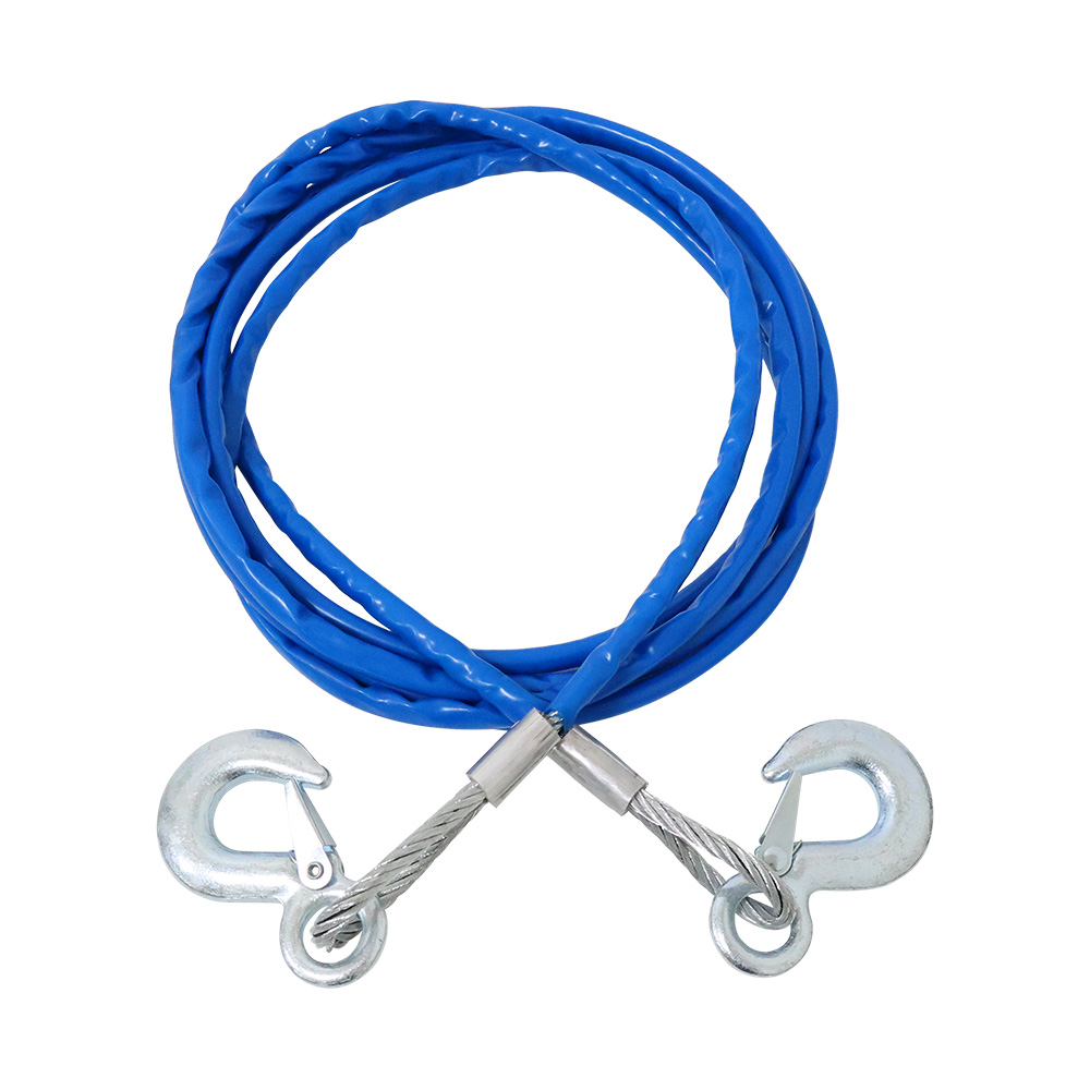 5Ton 8Ton Heavy Duty Steel Wire Tow Rope Car Emergency Towing Cable - Image 4