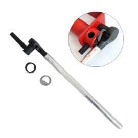 Special ratchet wrench for truck rope tightener, capable of rotating 360 degrees in both directions.