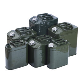 Metal Jerry Can Portable Fuel Storage Can Oil Petrol Diesel Gasoline Can for Car Motorcycle Outdoor