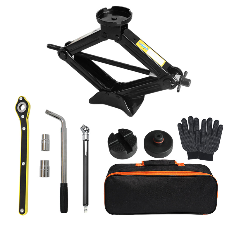 A full set of scissor jack tool set, CE certified, suitable for tire replacement - Image 2