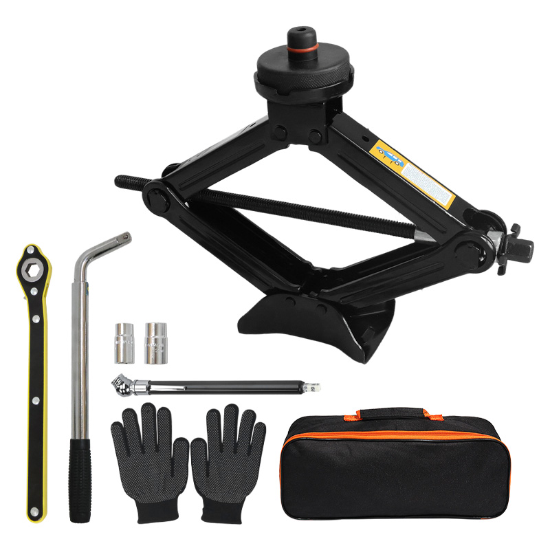 A full set of scissor jack tool set, CE certified, suitable for tire replacement - Image 3