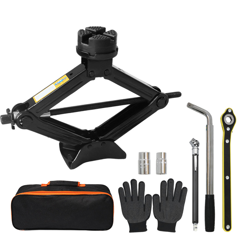 A full set of scissor jack tool set, CE certified, suitable for tire replacement - Image 4