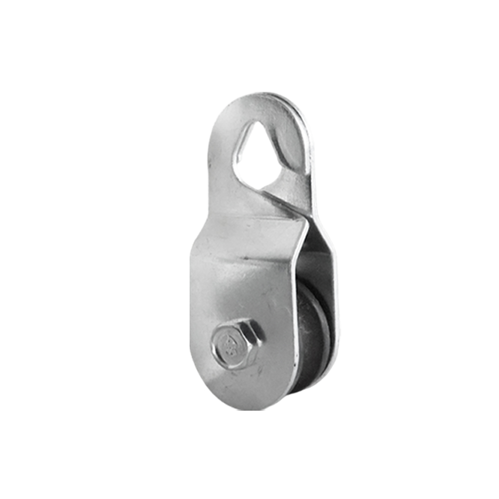 Single Sheave Lifting Pulley Block, Hook/Eye Type Heavy Duty Crane Snatch Block for Construction Hoist Wire Rope Lifting - Image 11
