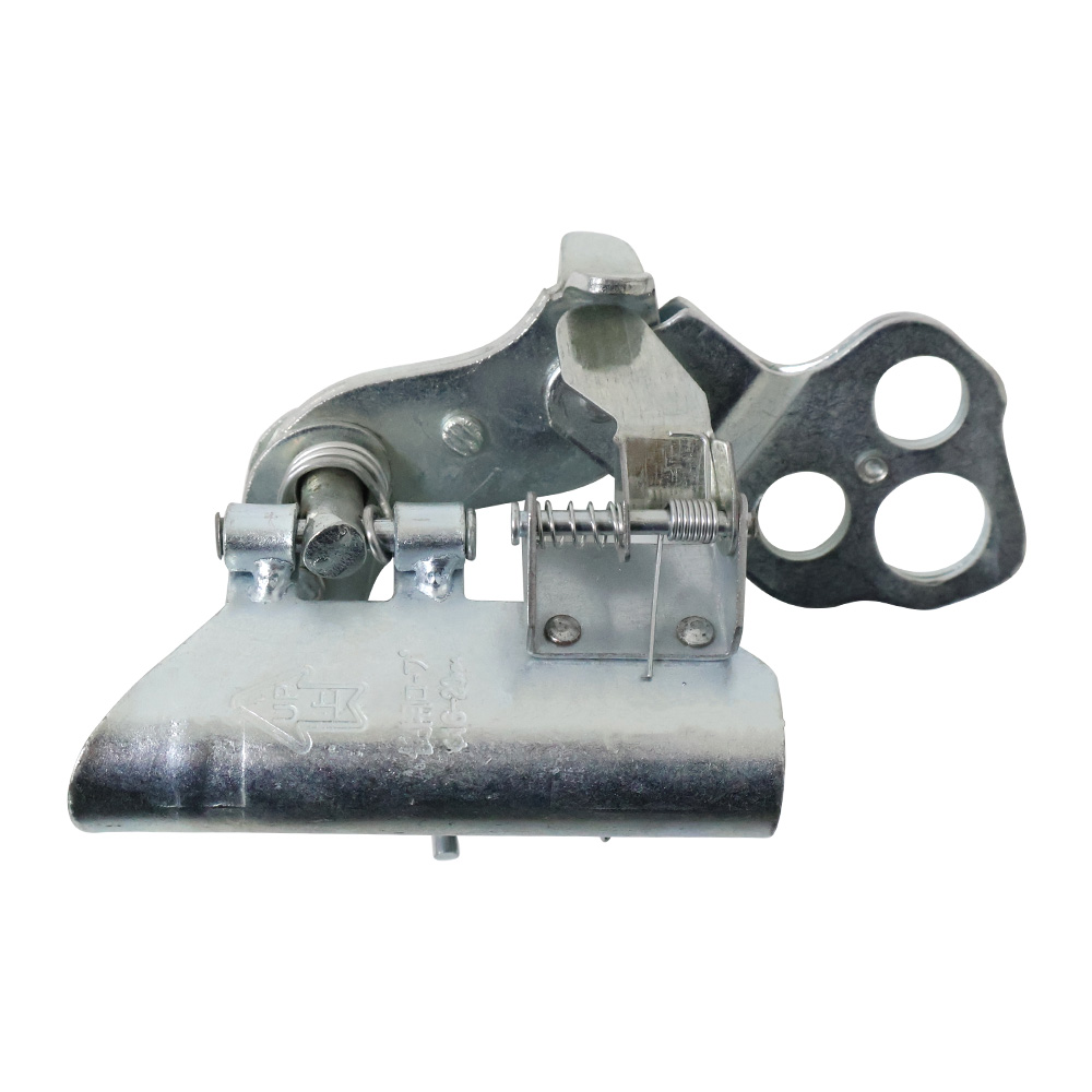 Galvanized Steel Rope Grab Clamp, Wire Rope Fall Arrester Self Locking Rope Grab for Safety Harness Fall Protection