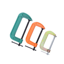 Heavy Duty Cast Iron G Clamp C Clamp, Woodworking Metal Fixing Clamp, Multi Size C Type Clamp for Carpenter Welding DIY Hand Tool
