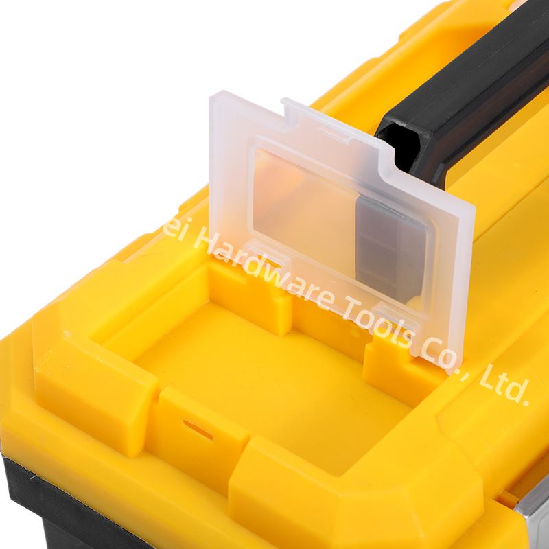 Plastic Tool Storage Box with Top Small Parts Compartments, Portable Hardware Tool Case with Double Latches & Handle. - Image 8