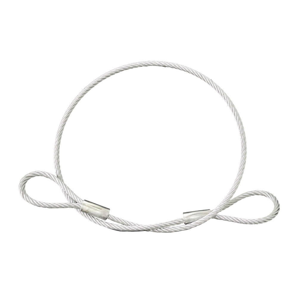 Galvanized Steel Wire Rope Sling with Safety Latch Hook, Cargo Lifting Tow Cable for Trailer Hoist - Image 7