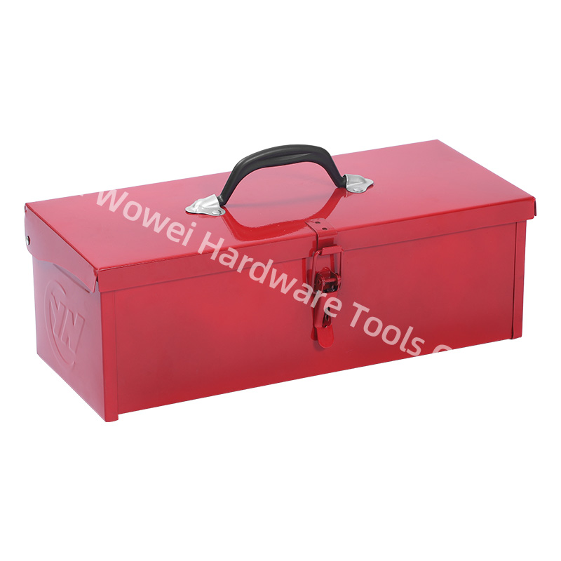 Multi-layer Cantilever Metal Tool Box, Single Layer Iron Tool Storage Case, Foldable Tray Hardware Tool Box with Carry Handle. - Image 4