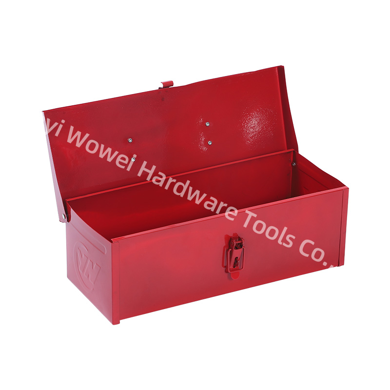 Multi-layer Cantilever Metal Tool Box, Single Layer Iron Tool Storage Case, Foldable Tray Hardware Tool Box with Carry Handle. - Image 6