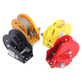 Bidirectional self-locking hand-operated winch with wire rope manual winch traction winch